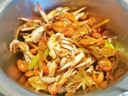 Make Spicy crabs step 12