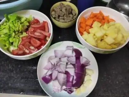Make Family borscht step 1