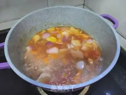 Make Family borscht step 7