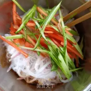 Make A fan with radish step 18