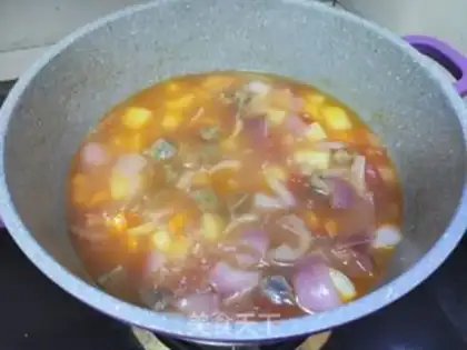 Make Family borscht step 9