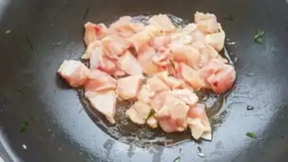 Make Vegetable curry chicken step 4