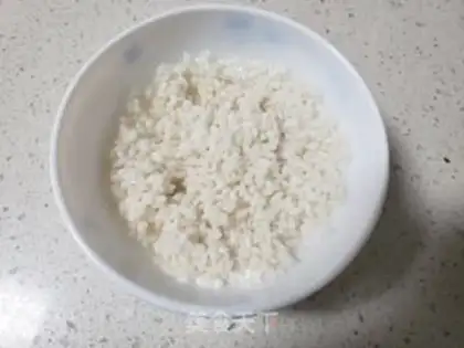 Make The green bean congee step 2