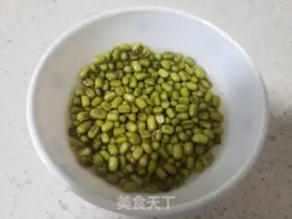 Make The green bean congee step 3