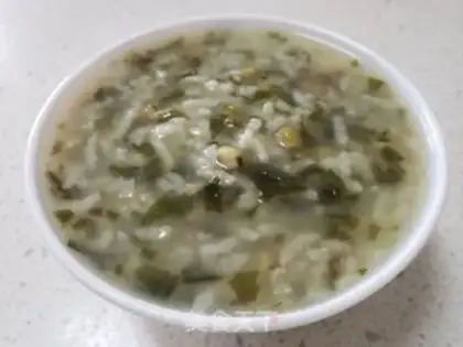Make The green bean congee step 7