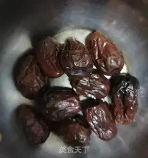 Make Red bean rice date water step 2