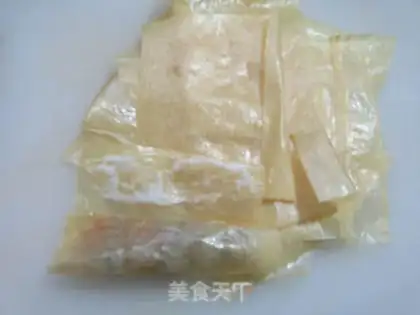 Make Shrimp tofu rolls step 8
