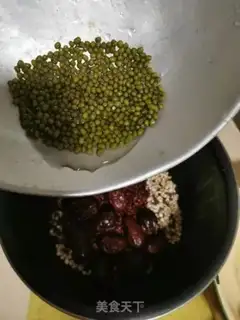 Make Red bean rice date water step 6