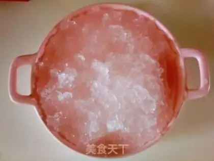 Make Peach geled snow swallow step 8