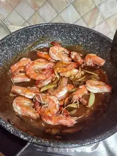 Make Curry shrimp step 17