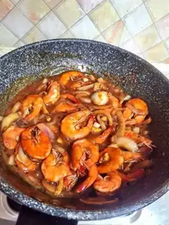 Make Curry shrimp step 19