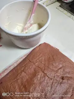 Make Red Cake Roll step 6