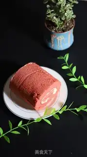 Make Red Cake Roll step 8