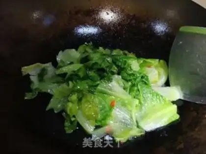Make Garlic lettuce step 3