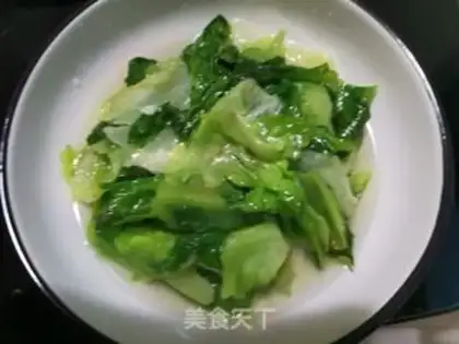 Make Garlic lettuce step 4