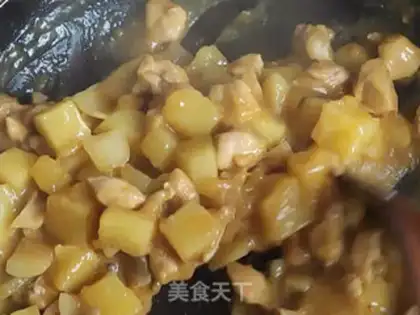 Make curry chicken cobbler step 9