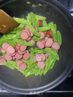 Make Garlic sausage Dutch beans step 6