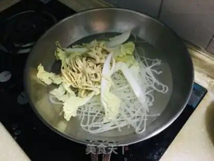 Make Spicy rice line step 1