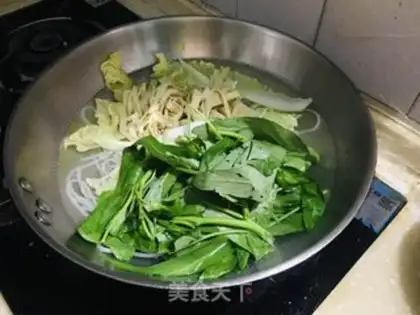 Make Spicy rice line step 2