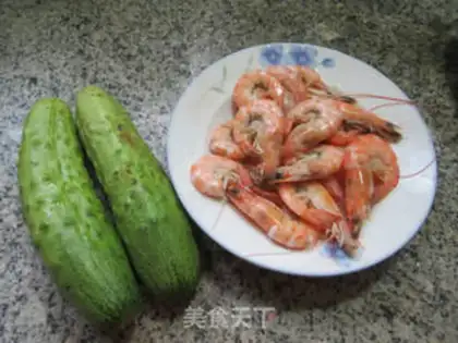 Make Shrimp cucumber step 0