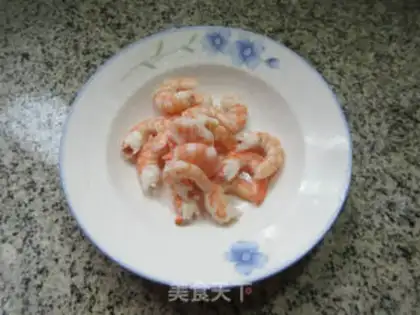 Make Shrimp cucumber step 1