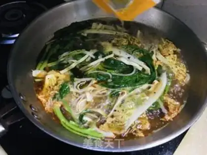 Make Spicy rice line step 5