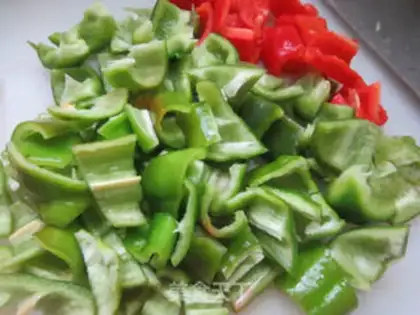 Make Three peppers for roasted ham step 2