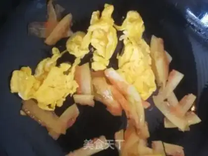 Make Watermelon skind eggs step 7
