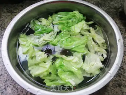 Make Blackwood, cabbage step 2