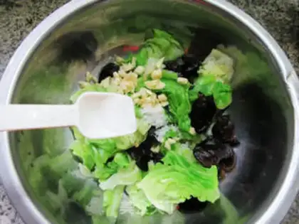 Make Blackwood, cabbage step 5