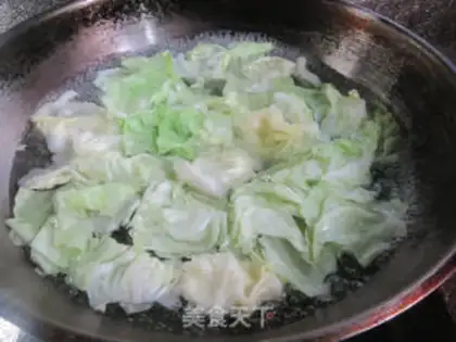 Make Peanut rice for cabbage step 1