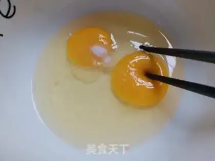 Make Meat and eggs step 0