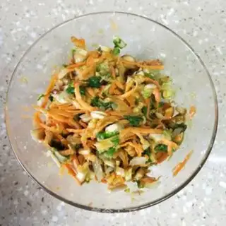 Make Vegetable corn noodles step 8