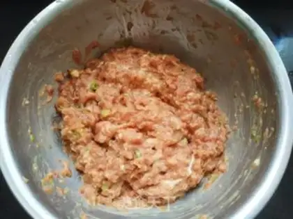 Make The eggplant lion head step 3