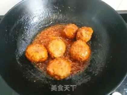 Make The eggplant lion head step 14