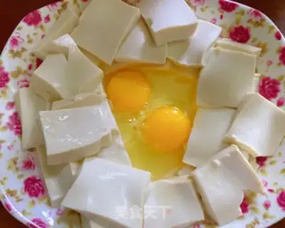 Make Tofu eggs step 1