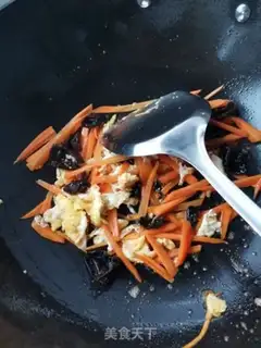 Make Carrot, wood, eggs step 1