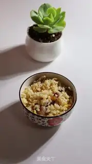 Make Egg sausage fried rice step 6