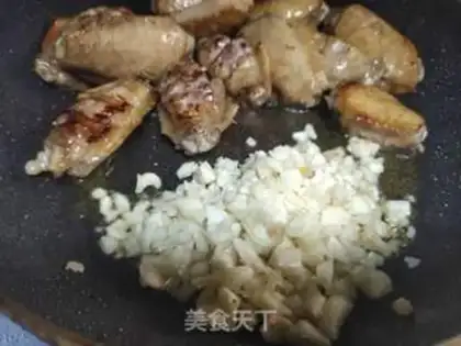 Make Garlic chicken on the wing step 4
