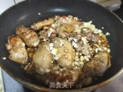 Make Garlic chicken on the wing step 5