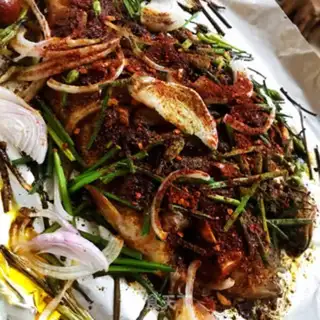 Make Spicy roasted bass step 10