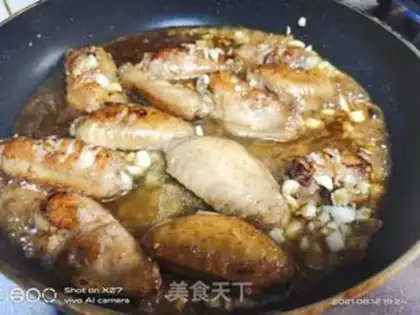 Make Garlic chicken on the wing step 6