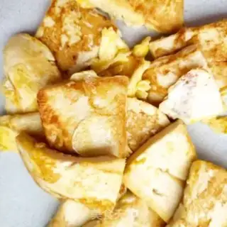 Make Tofu with moss step 9