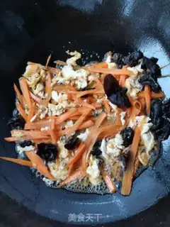 Make Carrot, wood, eggs step 2