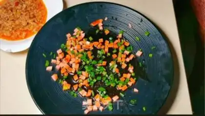 Make Farmer steamed eggs step 5