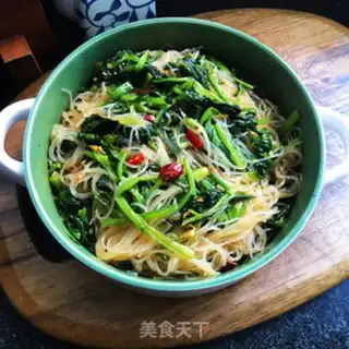 Make A spinach mix fan step 9