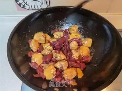 Make Little chicken wings, red mushrooms step 9