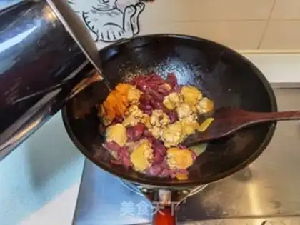 Make Little chicken wings, red mushrooms step 11