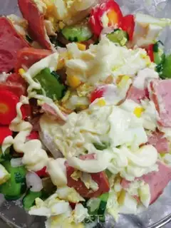Make Mashed potato salad step 5