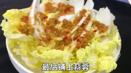 Make Garlic doll food step 5